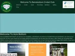 Sites similar to ramsbottomcc.com