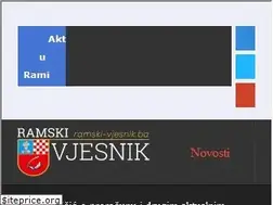 Sites similar to ramski-vjesnik.ba