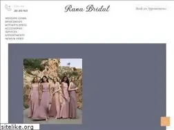 Sites similar to ranabridal.com