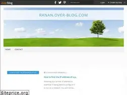 Sites similar to ranan.over-blog.com