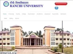 Sites similar to ranchiuniversity.ac.in