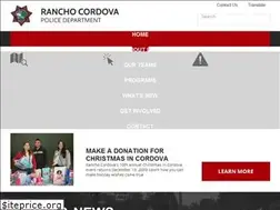 Sites similar to ranchocordovapd.com