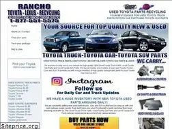 Sites similar to ranchotoyotatruckparts.com