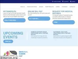 Sites similar to randolphhealth.org