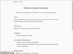 Sites similar to random-character-generator.com