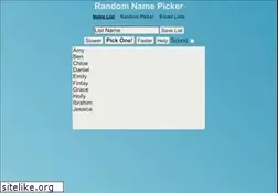 Sites similar to random-name-picker.com