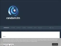 Sites similar to random.fm