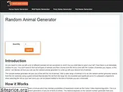 Sites similar to randomanimalgenerator.com