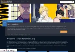 Sites similar to randomanime.org