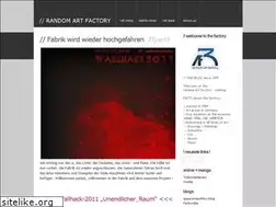Sites similar to randomartfactory.wordpress.com