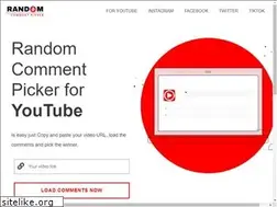 Sites similar to randomcommentpicker.com
