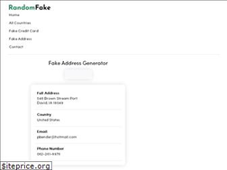 Sites similar to randomfake.com
