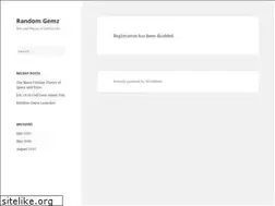 Sites similar to randomgemz.com
