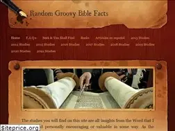 Sites similar to randomgroovybiblefacts.com