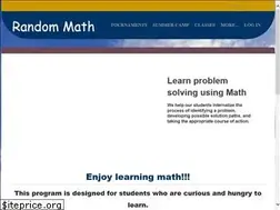 Sites similar to randommath.com