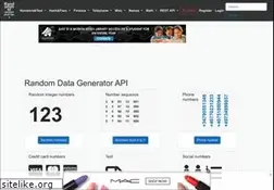 Sites similar to randommer.io