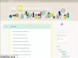 Sites similar to randommisanthrope.com
