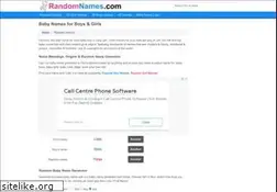 Sites similar to randomnames.com