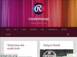 Sites similar to randomnous.wordpress.com