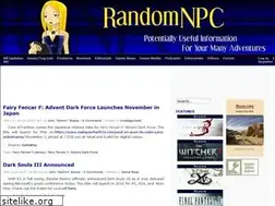 Sites similar to randomnpc.com