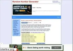 Sites similar to randomnumbergenerator.com