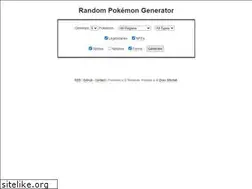 Sites similar to randompokemon.com