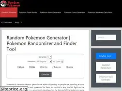 Sites similar to randompokemon.info