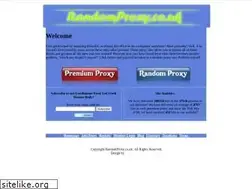 Sites similar to randomproxy.co.uk