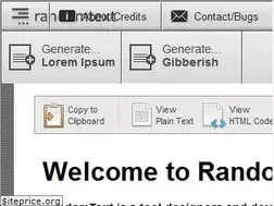 Sites similar to randomtext.me
