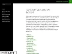 Sites similar to randomvideochatrooms.com