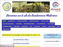 Sites similar to randonneursmodeniens.fr