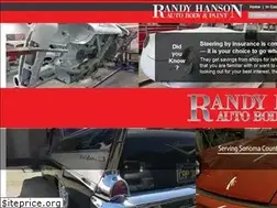 Sites similar to randyhansonautobody.com