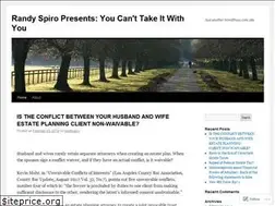 Sites similar to randyspiro.wordpress.com