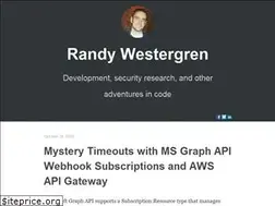 Sites similar to randywestergren.com