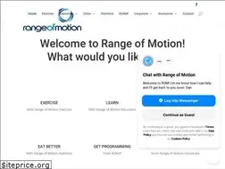 Sites similar to rangeofmotion.net.au
