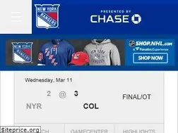 Sites similar to rangers.nhl.com