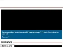 Sites similar to rangersnews.uk