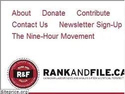 Sites similar to rankandfile.ca
