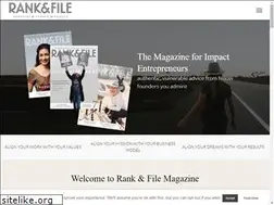 Sites similar to rankandfilemag.com