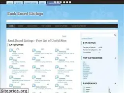 Sites similar to rankbasedlistings.com