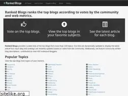 Sites similar to rankedblogs.com