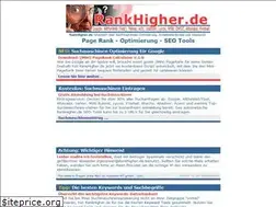 Sites similar to rankhigher.de