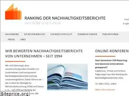 Sites similar to ranking-nachhaltigkeitsberichte.de