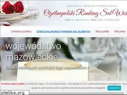 Sites similar to ranking-sal-weselnych.pl