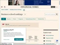 Sites similar to rankings.ft.com