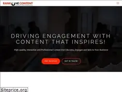 Sites similar to rankonecontent.com