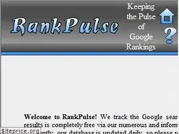 Sites similar to rankpulse.com