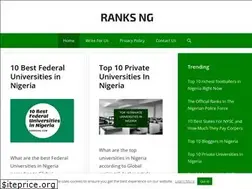 Sites similar to ranksng.com