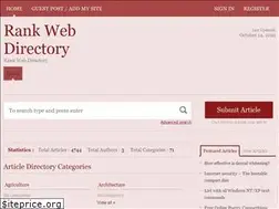 Sites similar to rankwebdirectory.com