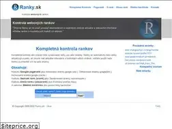 Sites similar to ranky.sk